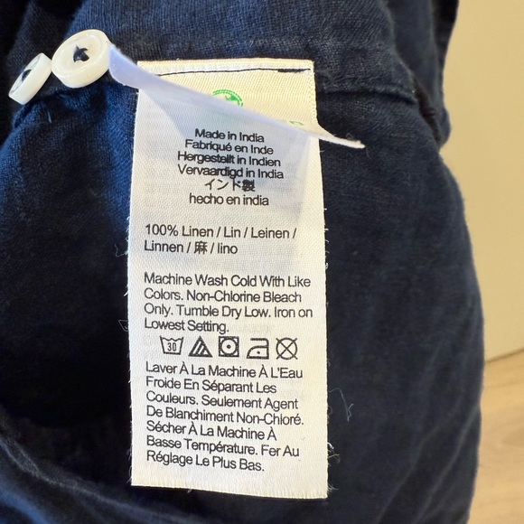 J. Crew Slim Fit Baird McNutt Irish Linen Shirt - Picture 6 of 6